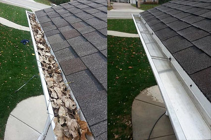 Gutter cleaning to ensure proper drainage away from foundations