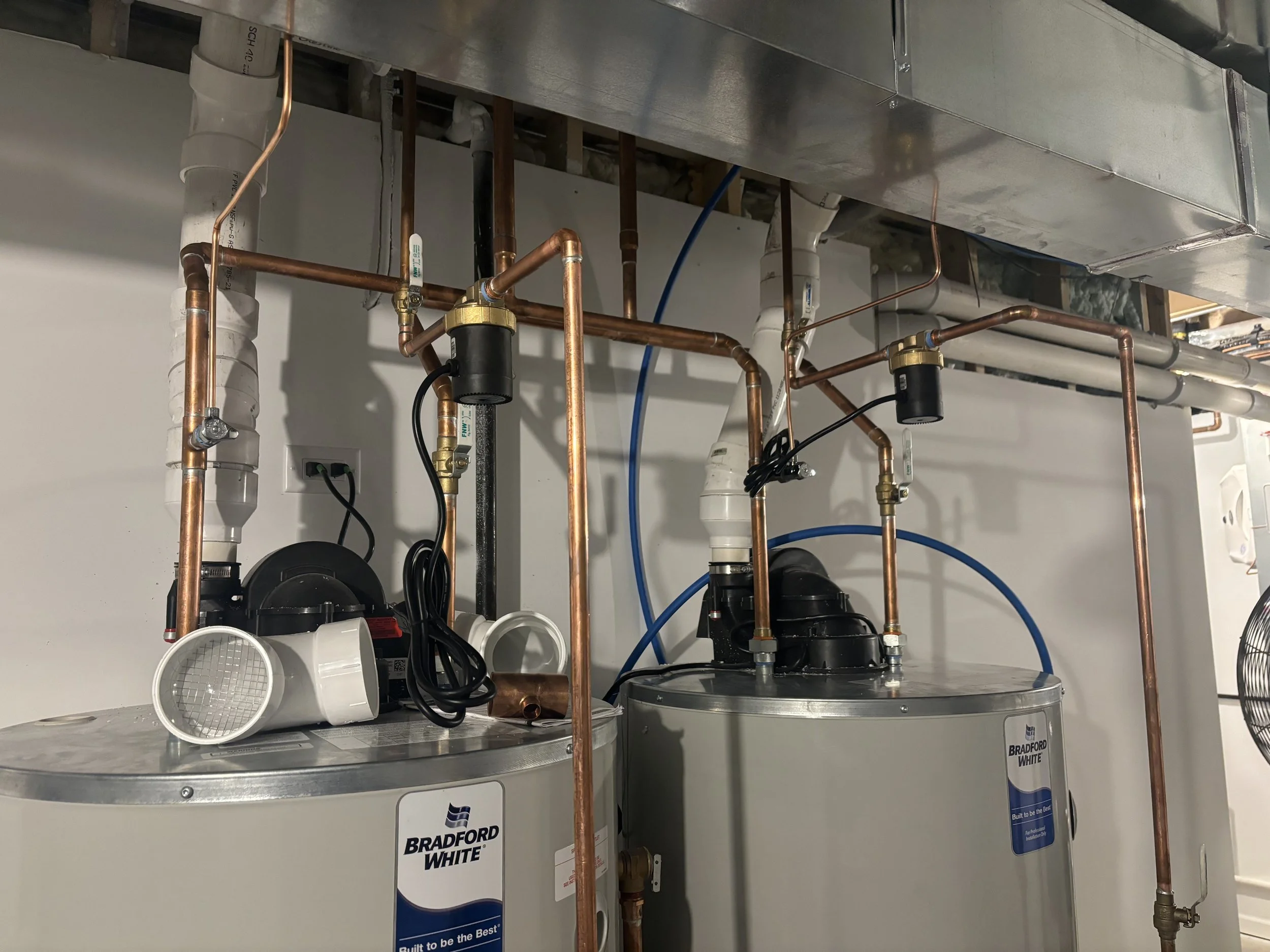 D&A Fox Valley Plumbing copper pipe work